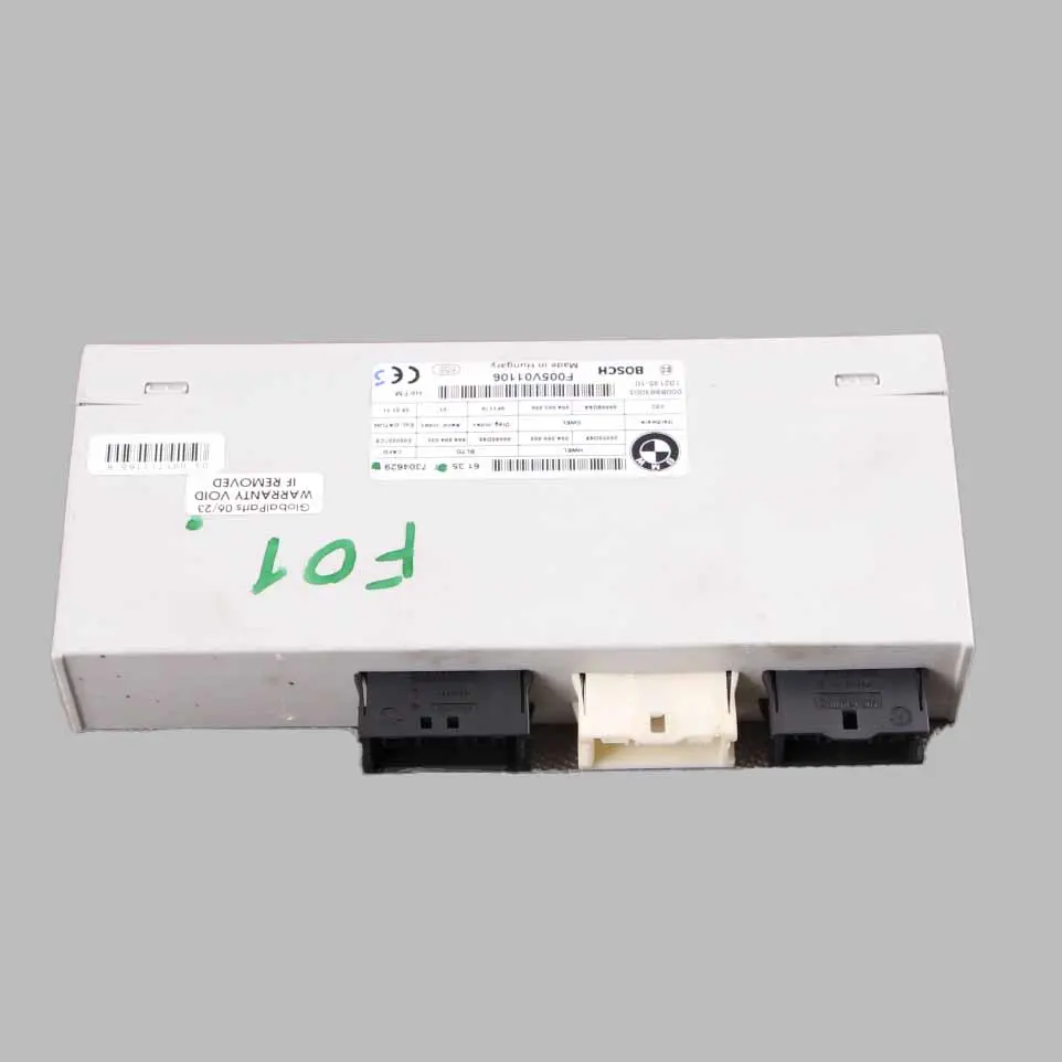 Module BMW F01 F10 Rear Boot Trunk Lid Control Unit ECU to Tailgate with Part number 7304629 Tailgate Module BMW F01 F10 Rear Boot Trunk Lid Control Unit ECU - SKU 7304629 - Part number 7304629