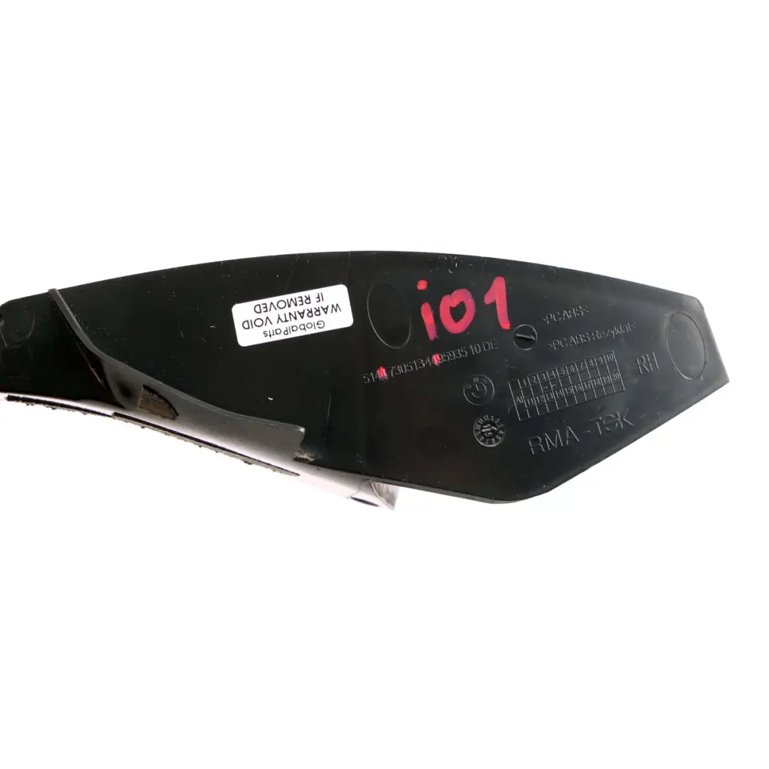 Retaining Strip D Pillar Cover Trim Panel Bracket Right O/S to BMW i3 I01 with Part number 7305134 BMW i3 I01 Retaining Strip D Pillar Cover Trim Panel Bracket Right O/S - SKU 7305134 - Part number 7305134