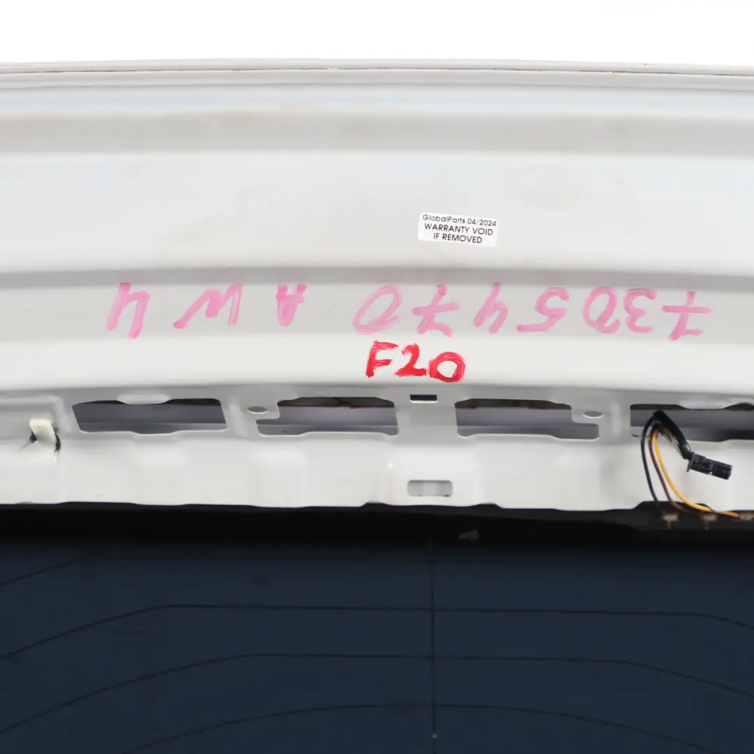 Boot Trunk Lid Tailgate Alpine White Alpinweiss 3 - 300 to BMW F20 F21 Rear with Part number 7305470 BMW F20 F21 Rear Boot Trunk Lid Tailgate Alpine White Alpinweiss 3 - 300 - SKU 7305470-AW4 - Part number 7305470
