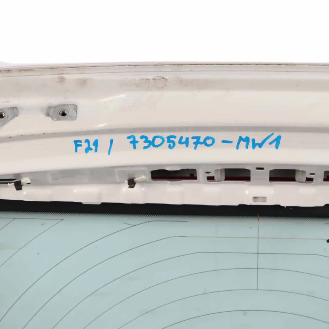 BMW F20 F21 Boot Trunk Lid Rear Tailgate Mineralweiss Mineral White - A96 - SKU 7305470-MW1 - Part number 7305470