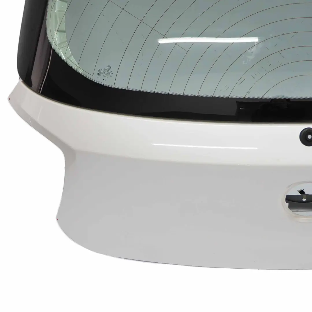 BMW F20 F21 Boot Trunk Lid Rear Tailgate Mineralweiss Mineral White - A96 - SKU 7305470-MW2 - Part number 7305470