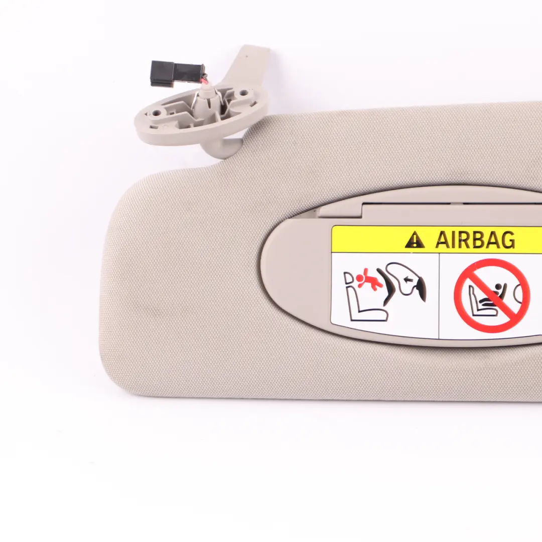 Sun Visor Left N/S Mirror Trim Panel Cover Carum Grey to BMW i3 I01 with Part number 7305471 BMW i3 I01 Sun Visor Left N/S Mirror Trim Panel Cover Carum Grey - SKU 7305471 - Part number 7305471