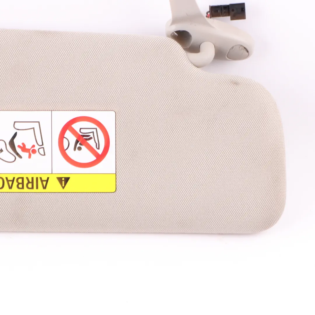 Sun Visor Left N/S Mirror Trim Panel Cover Carum Grey to BMW i3 I01 with Part number 7305471 BMW i3 I01 Sun Visor Left N/S Mirror Trim Panel Cover Carum Grey - SKU 7305471 - Part number 7305471