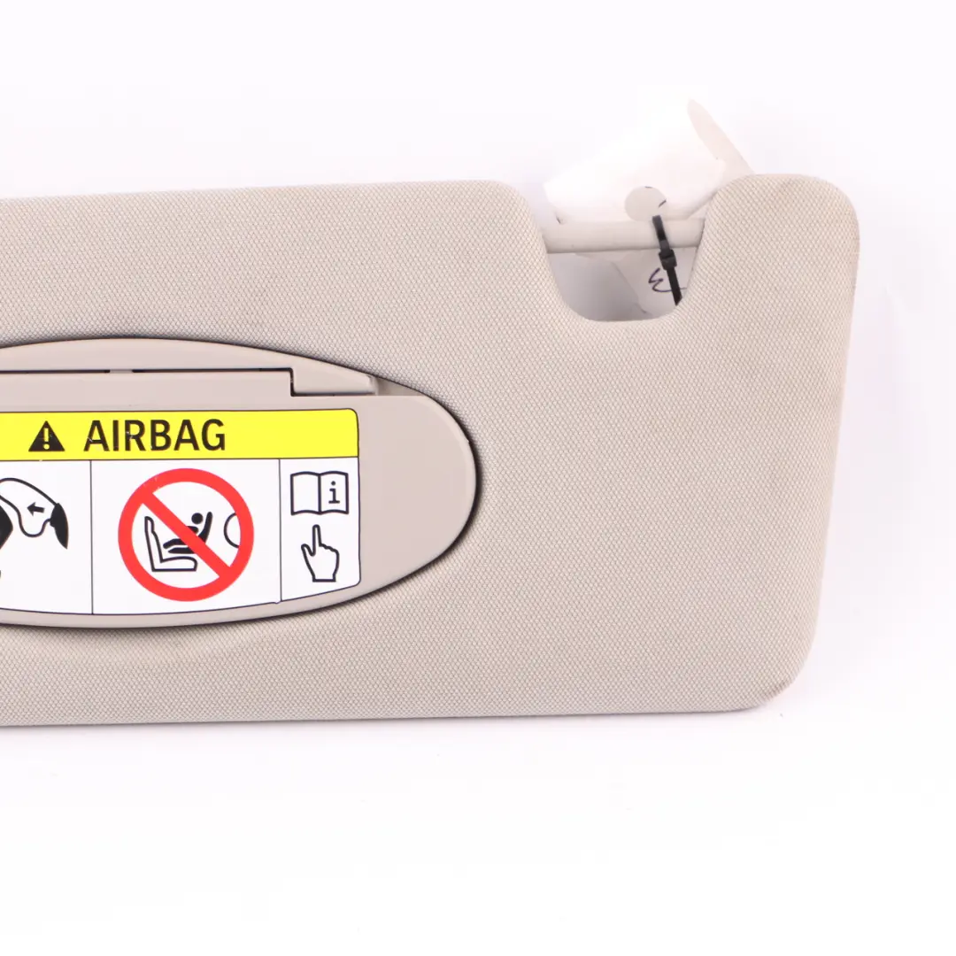 BMW i3 I01 Sun Visor Left N/S Mirror Trim Panel Cover Carum Grey - SKU 7305471 - Part number 7305471