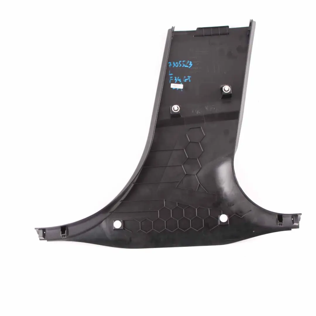 BMW F34 GT Abdeckung Verkleidung Säule unten Mittelsäule links Schwarz 7276831 - SKU 7305523 - Teilenummer 7305523