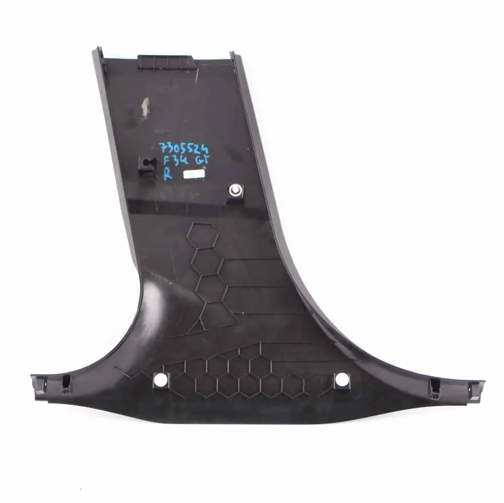 Cubierta Panel Pilar Centro Inferior Columna Derecha Negro 7276832 para BMW F34 GT con número de pieza 7305524 BMW F34 GT Cubierta Panel Pilar Centro Inferior Columna Derecha Negro 7276832 - SKU 7305524 - Número de pieza 7305524