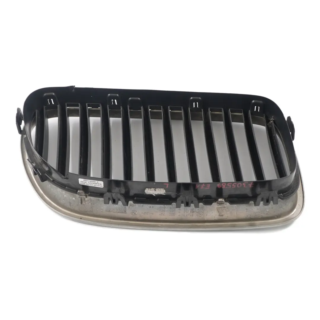 Grille BMW X6 E71 X5 E70 Pare-chocs avant Grille Reinette avant gauche pour à propos du numéro de pièce 7305589 Grille BMW X6 E71 X5 E70 Pare-chocs avant Grille Reinette avant gauche - SKU 7305589 - Numéro de pièce 7305589