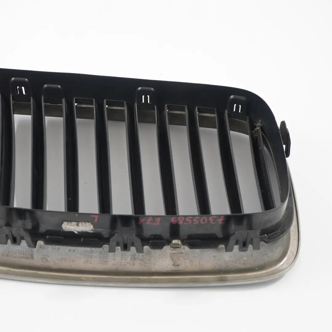 Grille BMW X6 E71 X5 E70 Front Bumper Grille Front Left Kidney to with Part number 7305589 Grille BMW X6 E71 X5 E70 Front Bumper Grille Front Left Kidney - SKU 7305589 - Part number 7305589