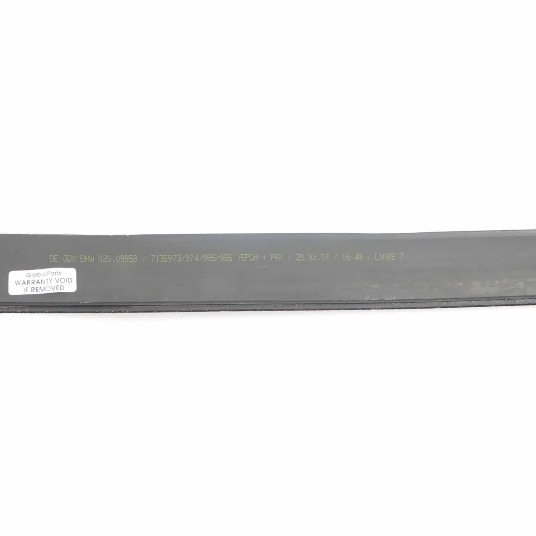 BMW X5 Series E70 Door Window Guide Rear Right O/S Seal - SKU 7305632 - Part number 7305632