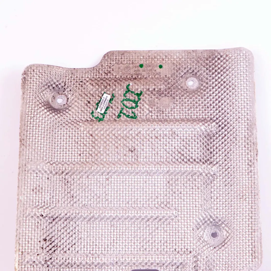 Heat Shield Rear Exhaust Silencer Insulation Panel to BMW i3 I01 with Part number 7305659 BMW i3 I01 Heat Shield Rear Exhaust Silencer Insulation Panel - SKU 7305659 - Part number 7305659