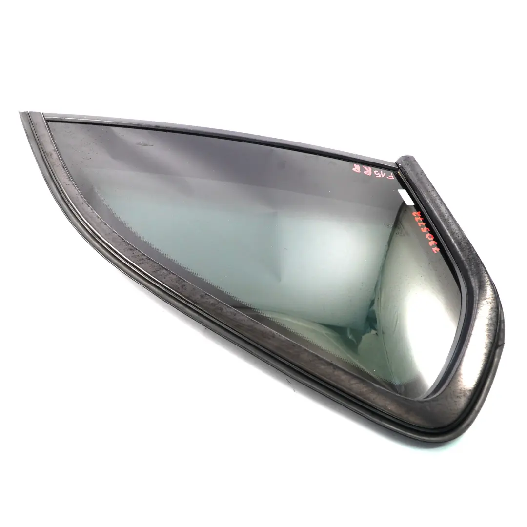 BMW X5 F15 Window Glass Side Fixed Rear Right O/S AS3 Black Strip - SKU 7305772 - Part number 7305772