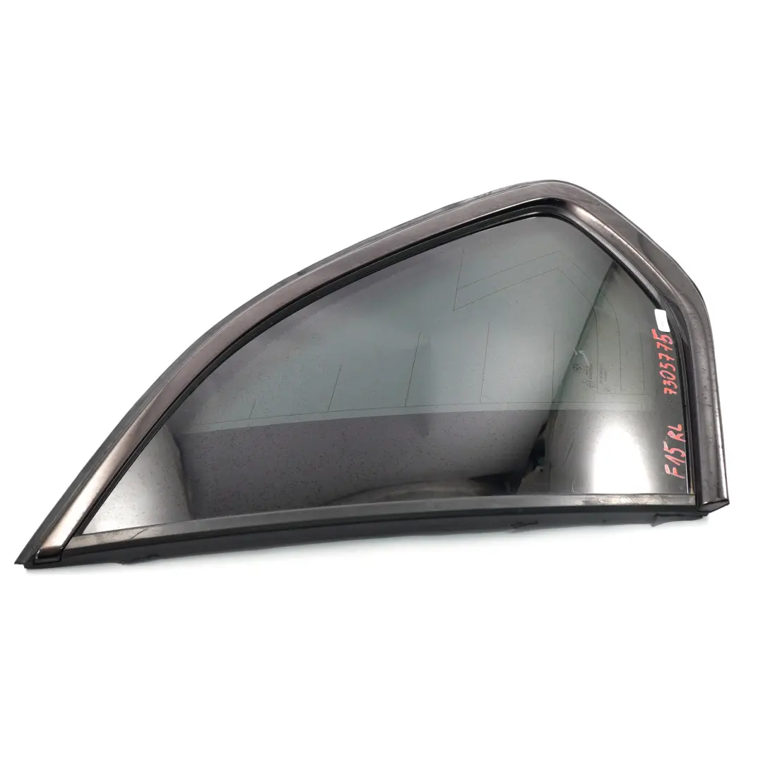 BMW X5 F15 Vetro laterale fisso posteriore sinistro AS3 Striscia nera - SKU 7305775 - Numero di parte 7305775