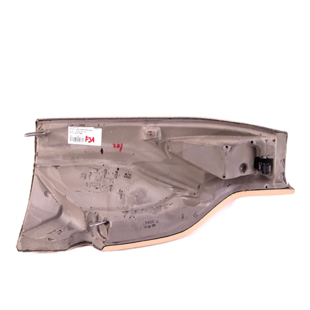 Sedile Posteriore Panchina Sinistro Pannello Laterale Pelle Dakota Beige per BMW F31 con numero di parte 7306183 BMW F31 Sedile Posteriore Panchina Sinistro Pannello Laterale Pelle Dakota Beige - SKU 7306183 - Numero di parte 7306183