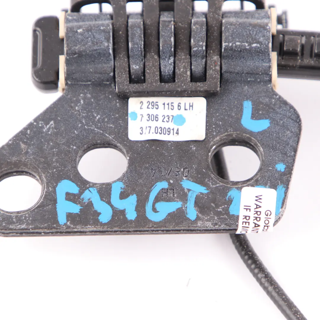 Régulateur réglage l'angle siège arrière l'actionneur gauche pour BMW F34 GT à propos du numéro de pièce 7306237 BMW F34 GT Régulateur réglage l'angle siège arrière l'actionneur gauche - SKU 7306237 - Numéro de pièce 7306237