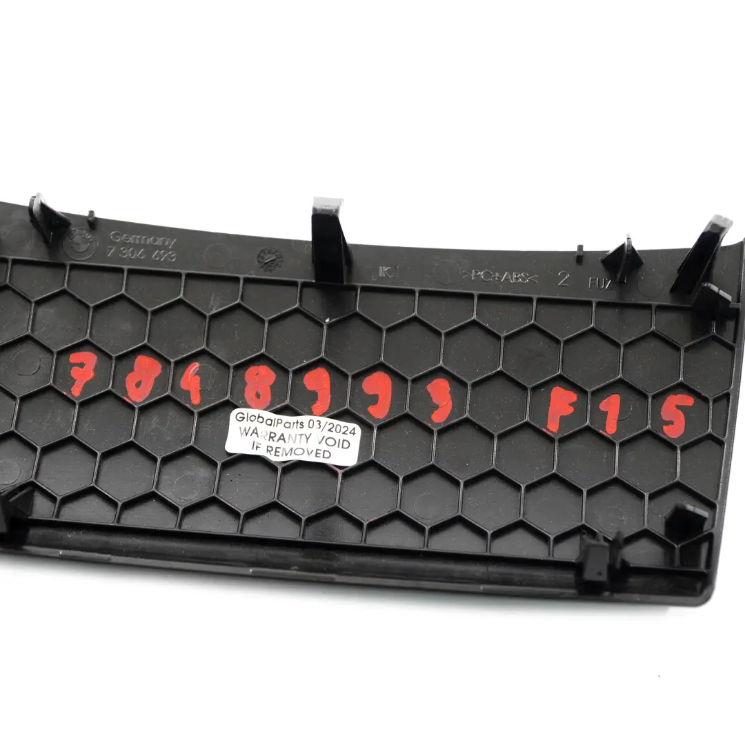 Panneau d'habillage du tableau de bord pour BMW F15 à propos du numéro de pièce 7306693 BMW F15 Panneau d'habillage du tableau de bord - SKU 7306693 - Numéro de pièce 7306693
