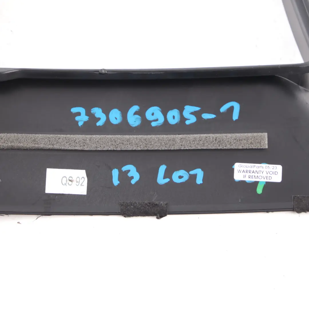 BMW i3 I01 Frame Window C Pillar Left Door Cover Quarter Panel Black N/S - SKU 7306905-1 - Part number 7306905