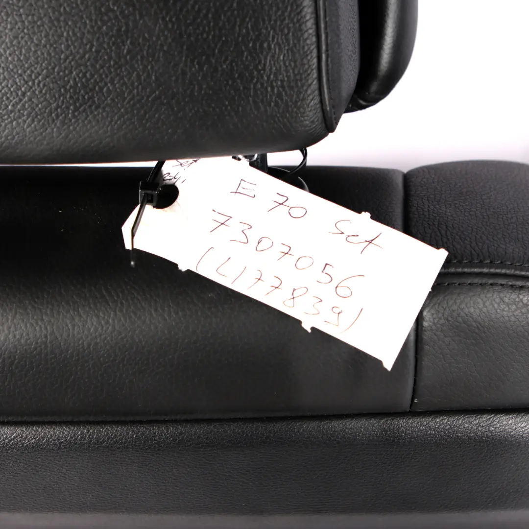 BMW X5 E70 Sport Black Leather Interior Seats Front Rear Seat Electric Memory - SKU 7307056 - Part number 7253236