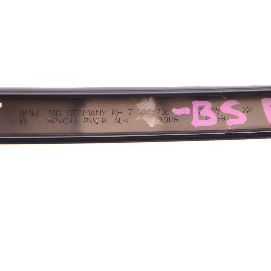 BMW F22 Moldura Techo Derecha Canalón Rail Negro Zafiro Metálico 475 - SKU 7307736-BS - Número de pieza 7319536