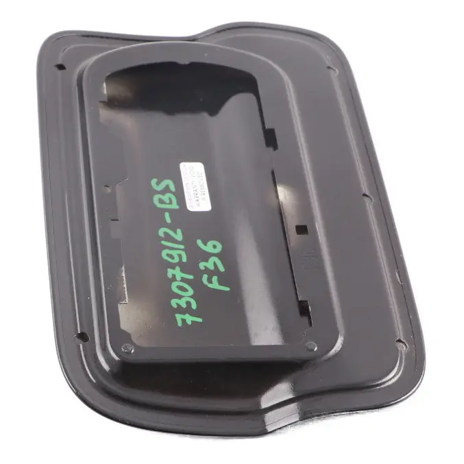 Fill In Flap Cover Cap Black Sapphire Metallic 475 to BMW F36 Gran Coupe Fuel with Part number 7307912 BMW F36 Gran Coupe Fuel Fill In Flap Cover Cap Black Sapphire Metallic 475 - SKU 7307912-BS - Part number 7307912