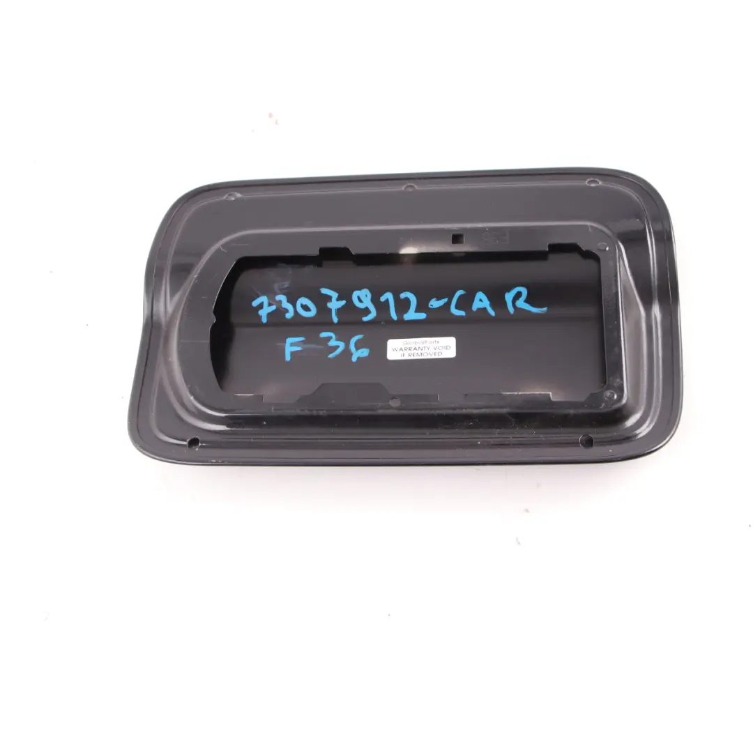 BMW F36 Gran Coupe Couvercle Carburant Remplissage Carbon Black - 416 - SKU 7307912-CAR - Numéro de pièce 7307912