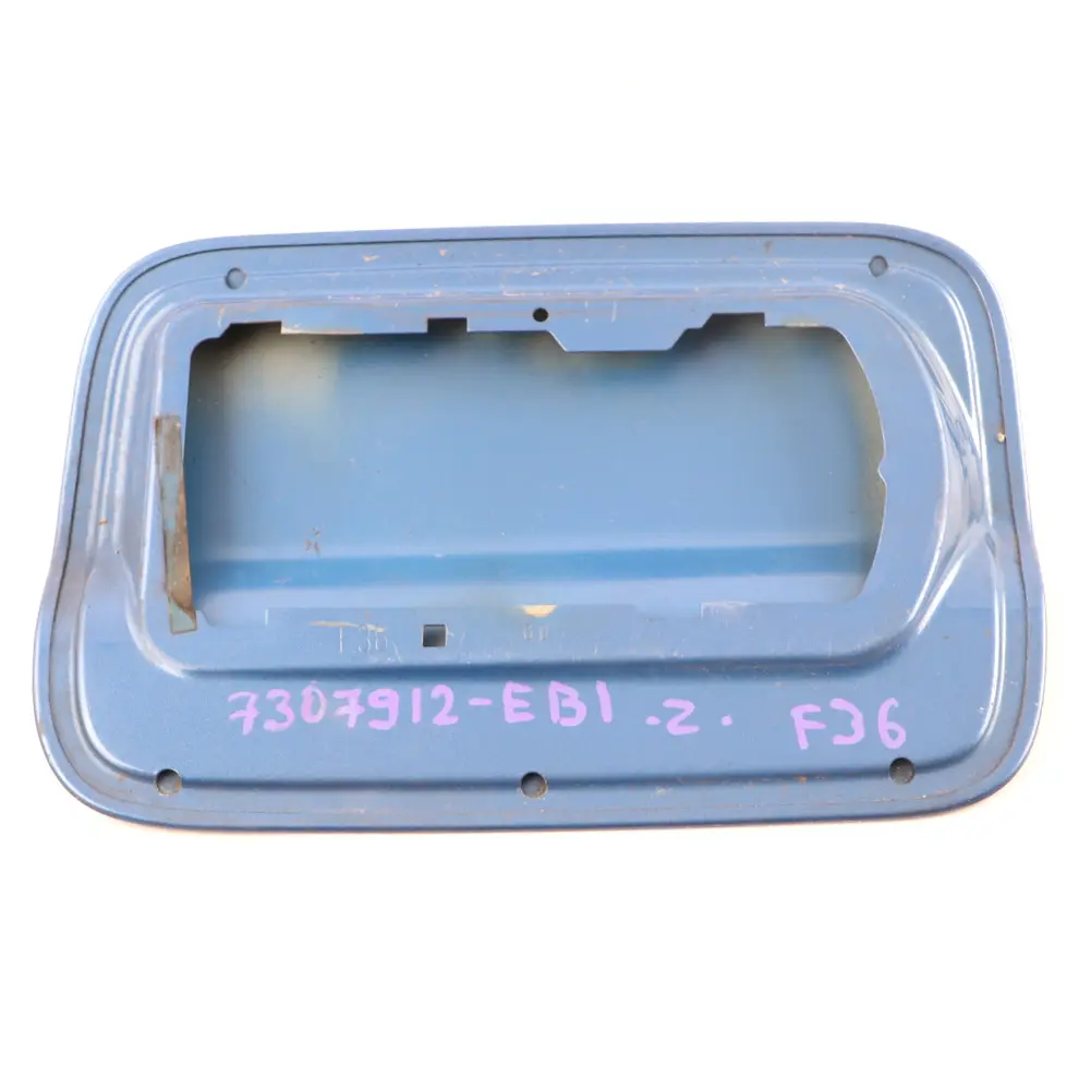 BMW F36 Gran Coupe Fuel Cover Fill In Flap Filler Cap Estoril Blue Metallic B45 - SKU 7307912-EB1 - Part number 7307912