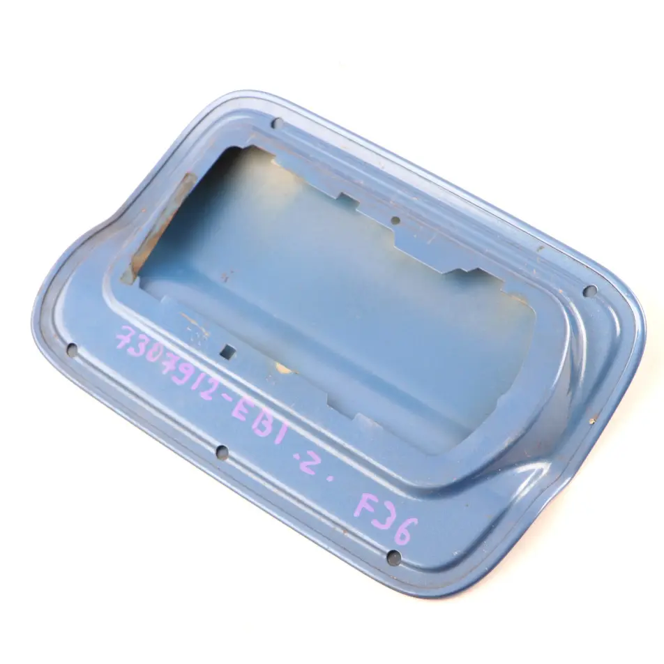 BMW F36 Gran Coupe Fuel Cover Fill In Flap Filler Cap Estoril Blue Metallic B45 - SKU 7307912-EB1 - Part number 7307912