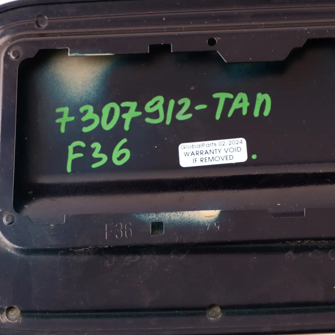 Fill In Flap Filler Cover Cap Tanzanite Blue - X10 to BMW F36 Gran Coupe Fuel with Part number 7307912 BMW F36 Gran Coupe Fuel Fill In Flap Filler Cover Cap Tanzanite Blue - X10 - SKU 7307912-TAN - Part number 7307912
