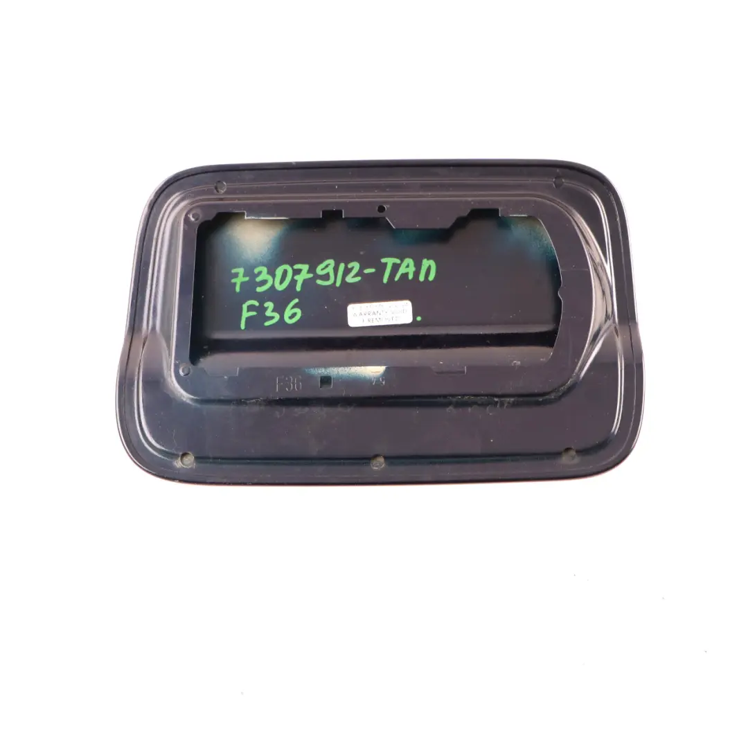 Fill In Flap Filler Cover Cap Tanzanite Blue - X10 to BMW F36 Gran Coupe Fuel with Part number 7307912 BMW F36 Gran Coupe Fuel Fill In Flap Filler Cover Cap Tanzanite Blue - X10 - SKU 7307912-TAN - Part number 7307912