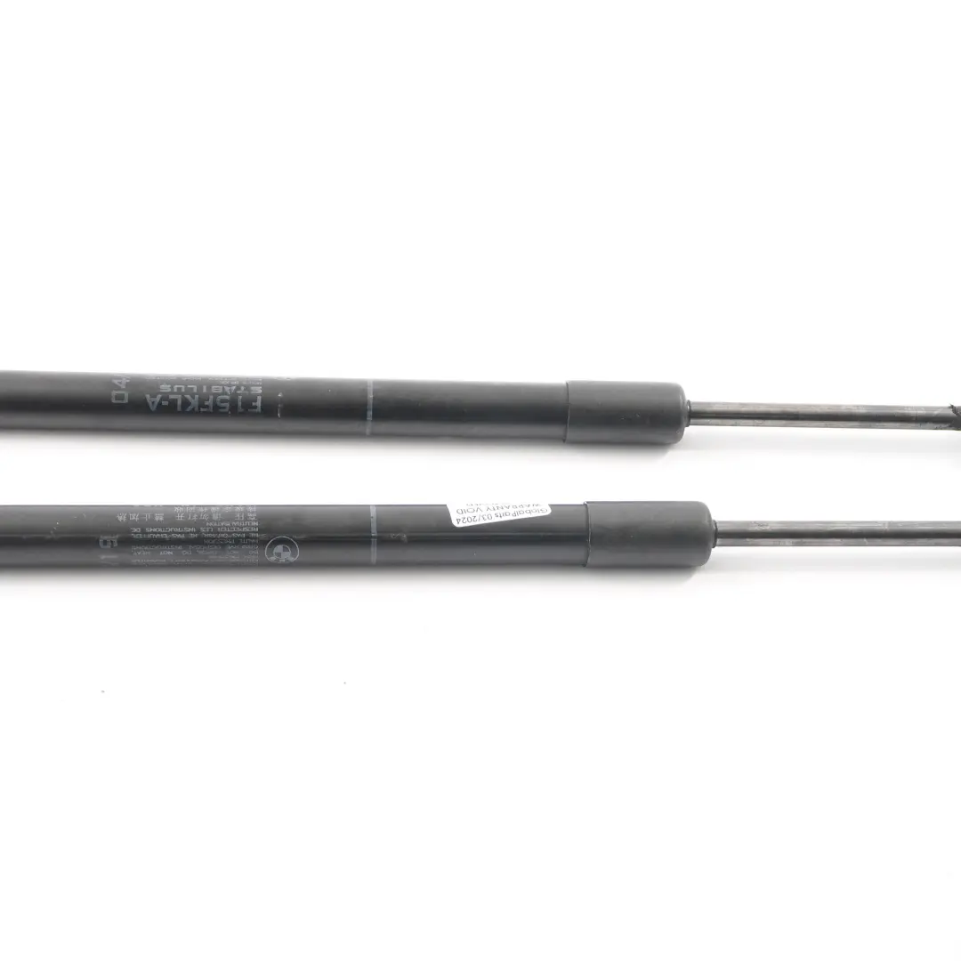 Hood Gas Pressure Spring Left Right Active Protection FGS Set to BMW X5 F15 X6 F16 with Part number 7308065 BMW X5 F15 X6 F16 Hood Gas Pressure Spring Left Right Active Protection FGS Set - SKU 7308065 - Part number 7308065