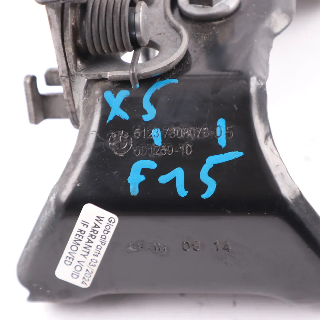 BMW X5 F15 Serratura Cofano Sezione Superiore Sinistra Serratura - SKU 7308076 - Numero di parte 7308076