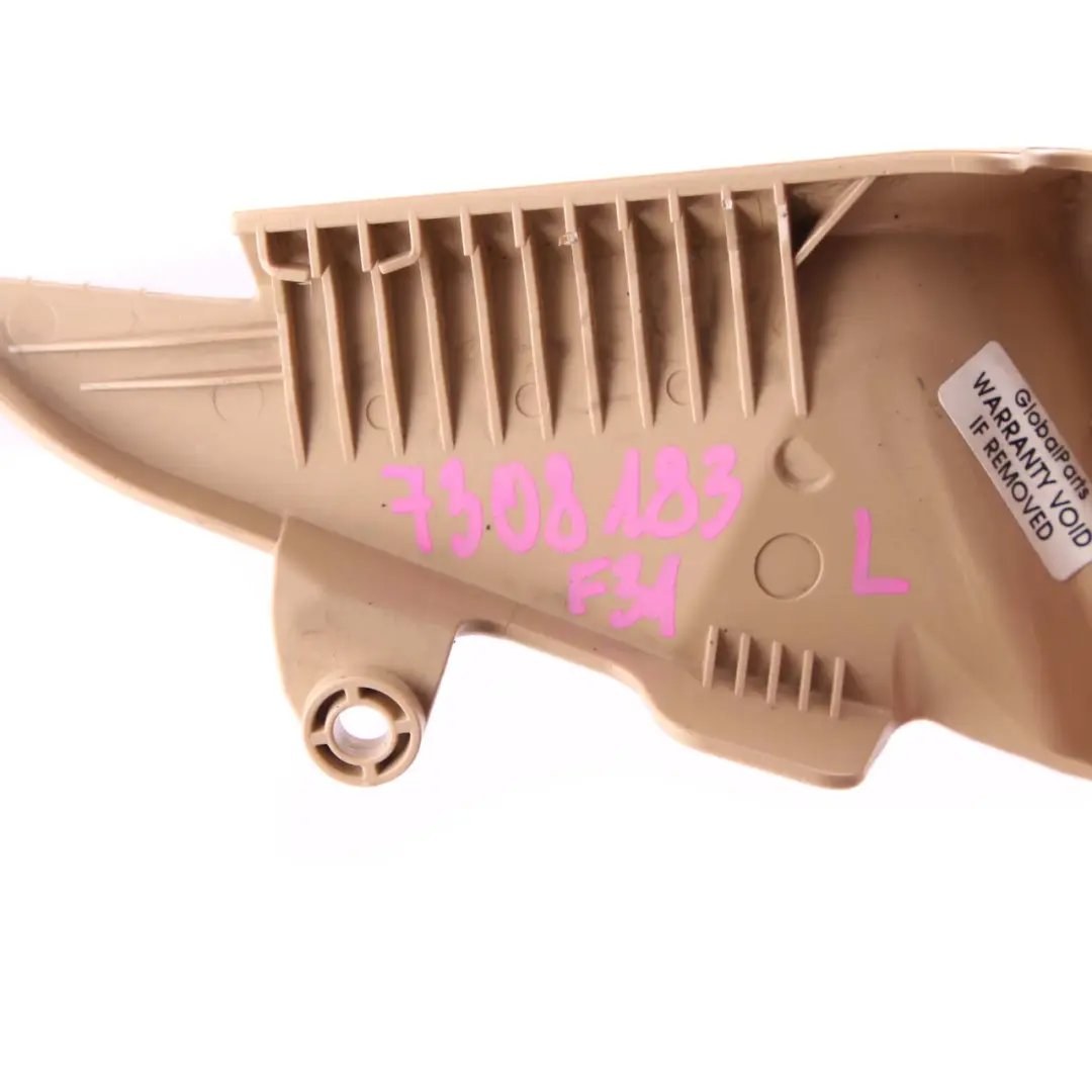 Trim BMW F30 F31 F32 Front Left N/S Inner Covering Veneto Beige 7243551 to Seat with Part number 7308183 Seat Trim BMW F30 F31 F32 Front Left N/S Inner Covering Veneto Beige 7243551 - SKU 7308183 - Part number 7308183
