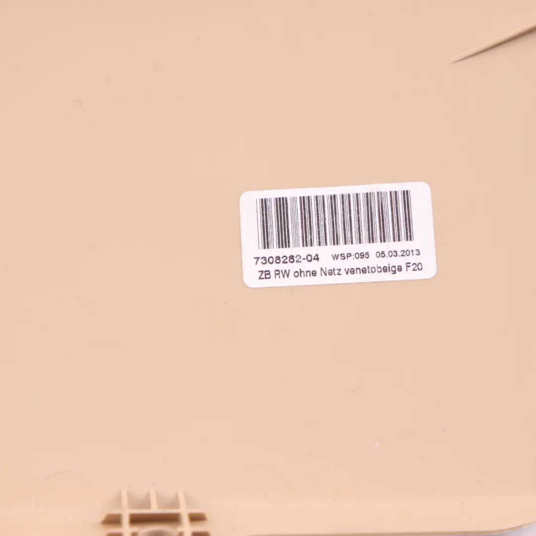 Panel Rear Back Trim Covering Veneto Beige to BMW F30 F32 Seat with Part number 7308289 BMW F30 F32 Seat Panel Rear Back Trim Covering Veneto Beige - SKU 7308289 - Part number 7308289