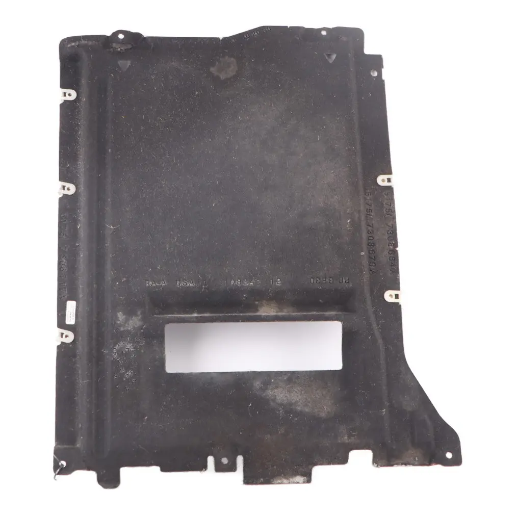 Underbody Tray Panel Front Central Underfloor Shield Covering to BMW X5 F15 with Part number 7308679 BMW X5 F15 Underbody Tray Panel Front Central Underfloor Shield Covering - SKU 7308679 - Part number 7308679