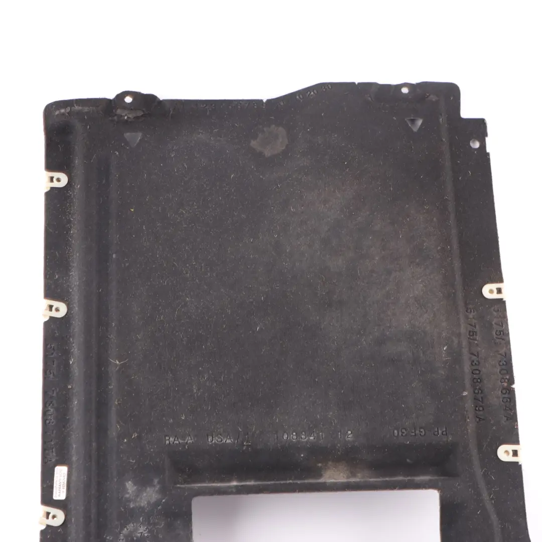 Underbody Tray Panel Front Central Underfloor Shield Covering to BMW X5 F15 with Part number 7308679 BMW X5 F15 Underbody Tray Panel Front Central Underfloor Shield Covering - SKU 7308679 - Part number 7308679