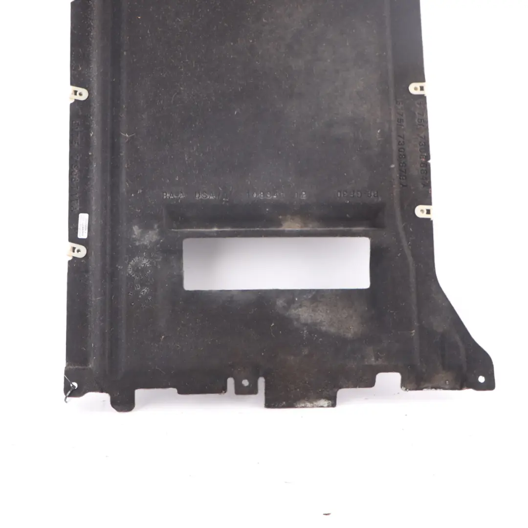 Underbody Tray Panel Front Central Underfloor Shield Covering to BMW X5 F15 with Part number 7308679 BMW X5 F15 Underbody Tray Panel Front Central Underfloor Shield Covering - SKU 7308679 - Part number 7308679