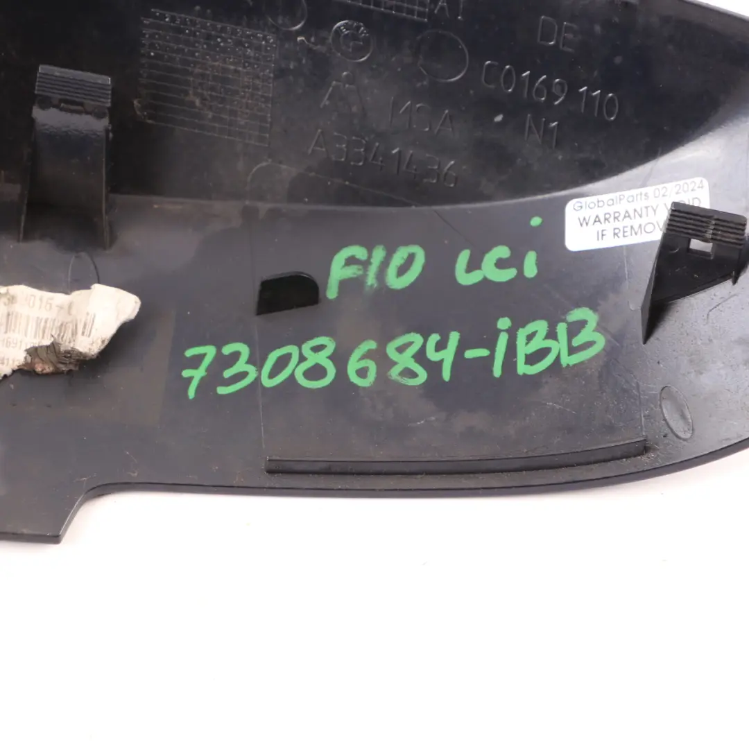  Wing Mirror Cover BMW F10 F11 F13 LCI Cap Casing Right O/S Imperial Blue - A89 - SKU 7308684-IBB - Part number 7308684