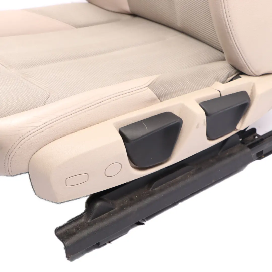  Front Seat BMW F30 F31 Left N/S Interior Cloth Fabric Leather Breeze Oyster - SKU 7308725 - Part number 7308725