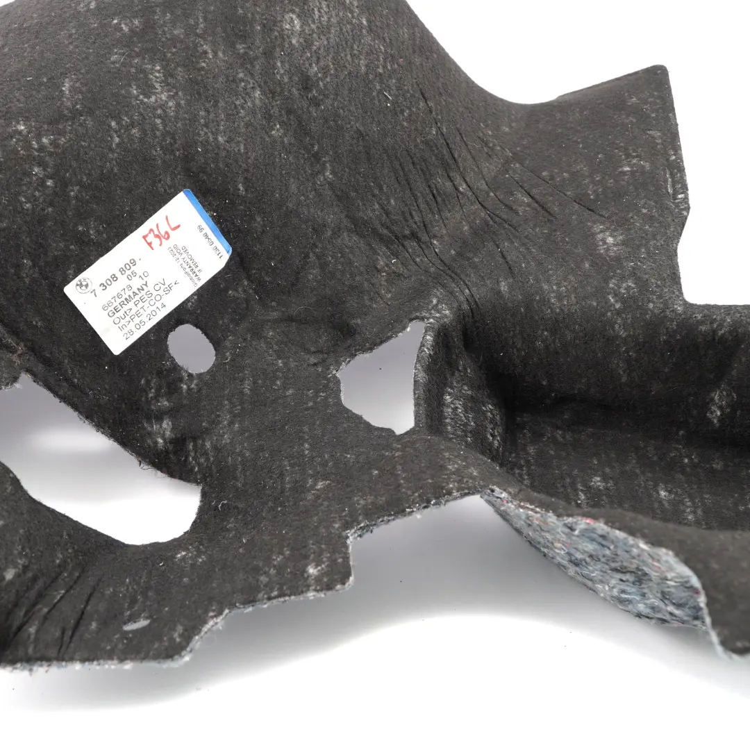 BMW F36 Insonorisation du coffre Cache d'isolation de l'habitacle gauche - SKU 7308809 - Numéro de pièce 7308809