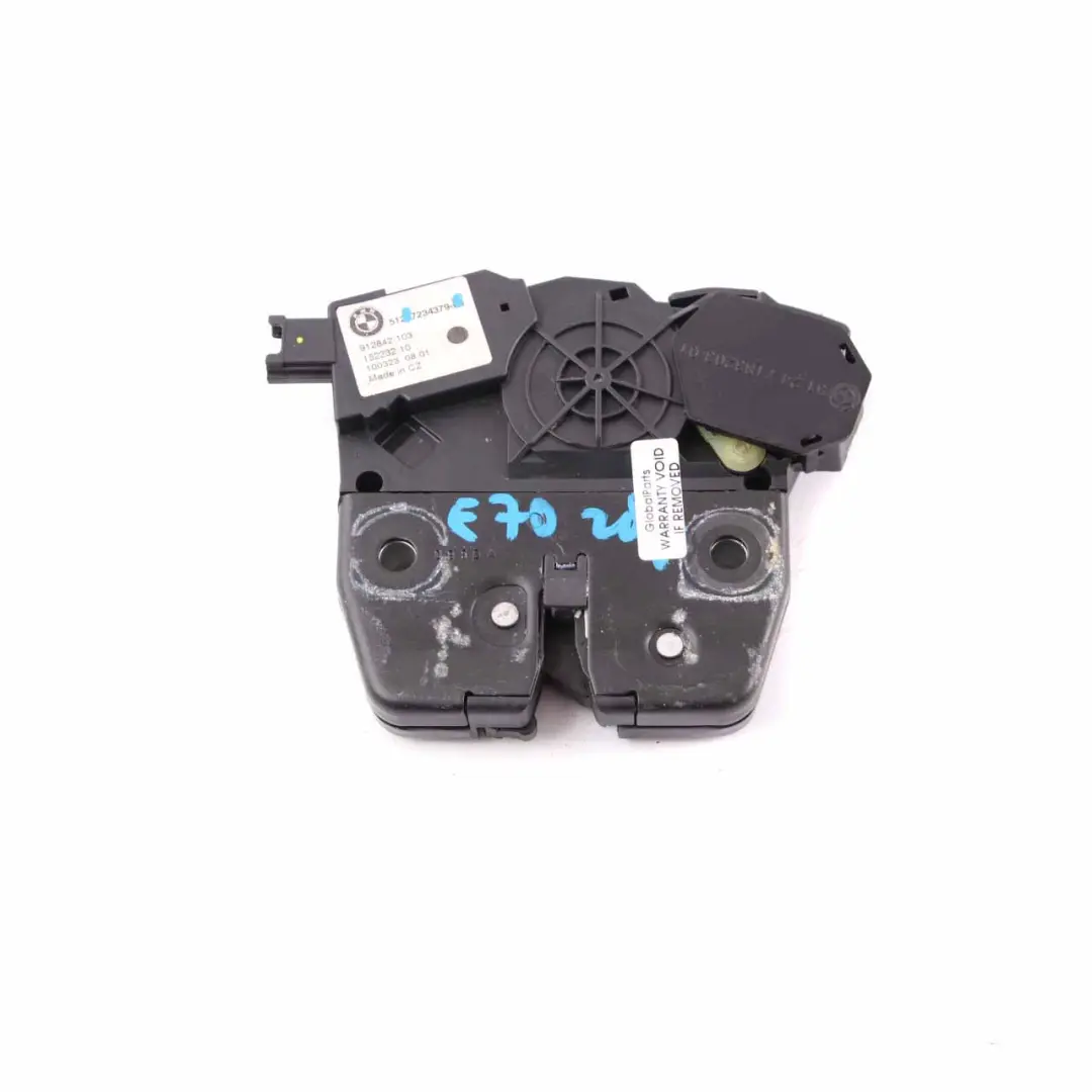 BMW X5 Series E70 Lock Upper Trunk Lid Catch Latch Rear 7234379 - SKU 7308849-2 - Part number 7308849