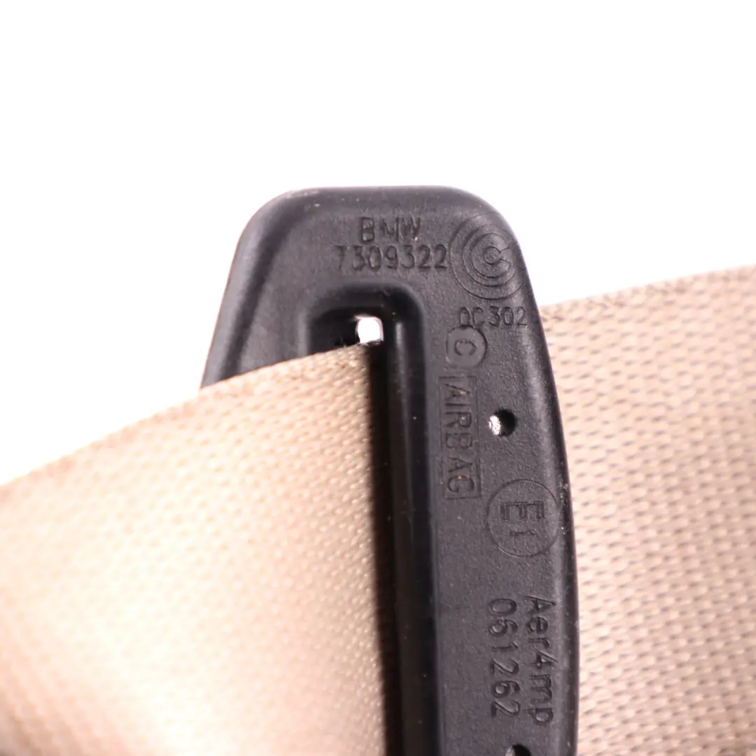 Belt F21 LCI F22 F32 Front Upper Seatbelt Right O/S Oyster to Seat with Part number 7309322 Seat Belt F21 LCI F22 F32 Front Upper Seatbelt Right O/S Oyster - SKU 7309322 - Part number 7309322