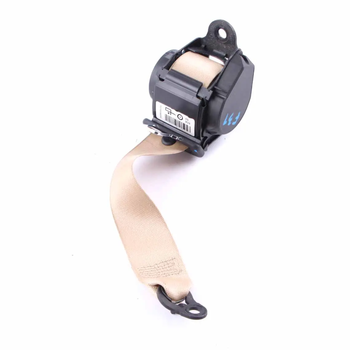 Cinturón seguridad BMW F20 F21 F30 F31 Trasero Izquierdo Venetobeige 7309362
