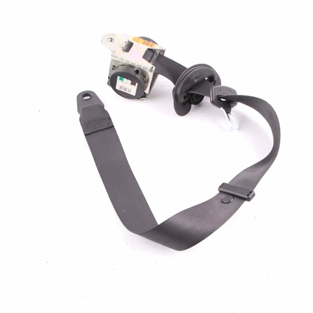 Mini Cooper R56 Seatbelt Upper Seat Belt Safety Front Right O/S Black - SKU 7309420 - Part number 7309420
