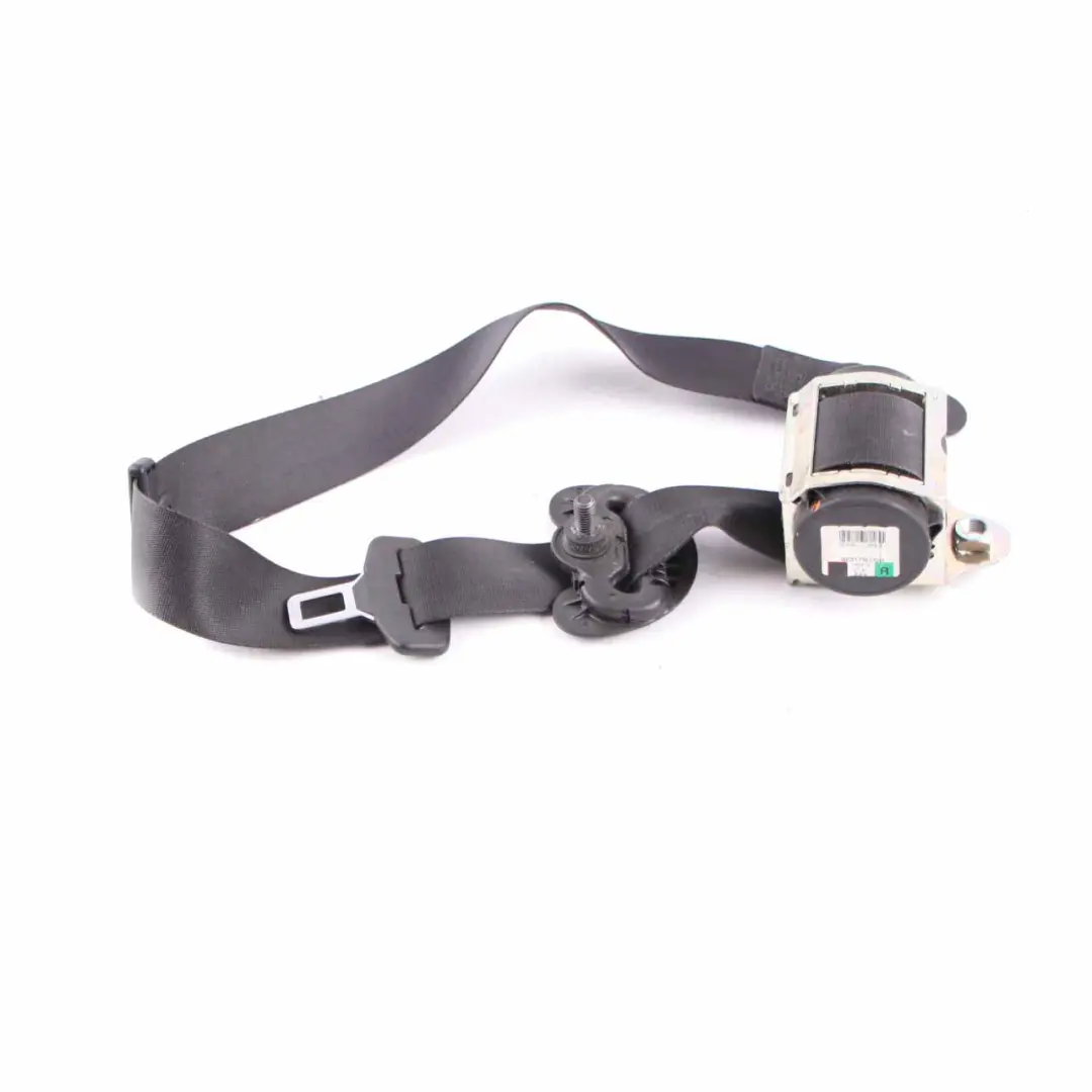 Mini Cooper R56 Seatbelt Upper Seat Belt Safety Front Right O/S Black - SKU 7309420 - Part number 7309420