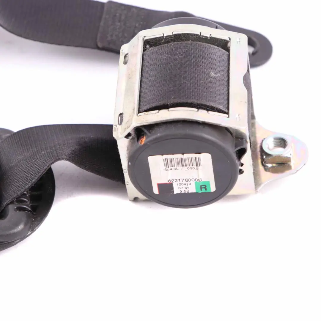 Mini Cooper R56 Seatbelt Upper Seat Belt Safety Front Right O/S Black - SKU 7309420 - Part number 7309420