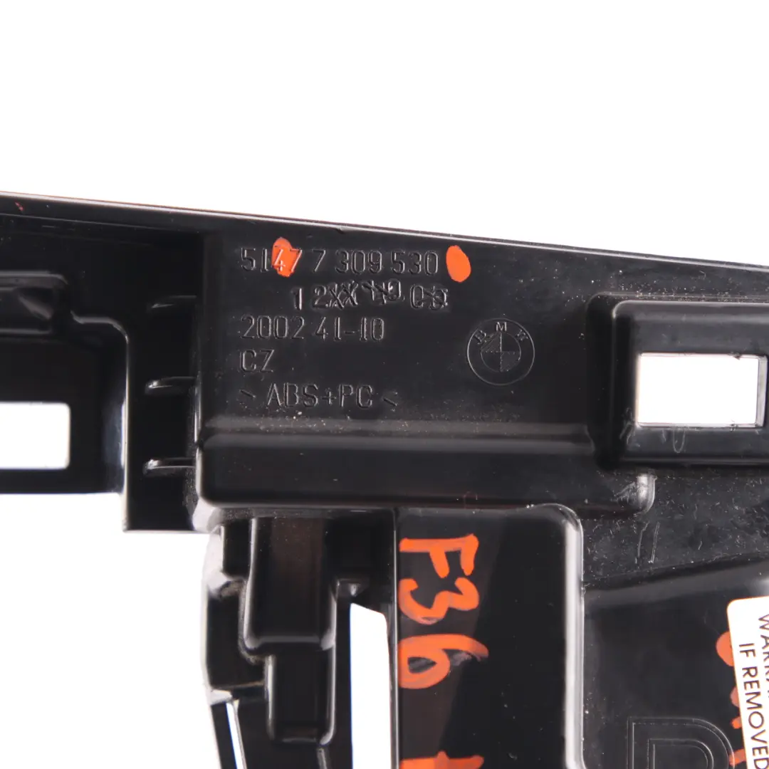 BMW F36 Étagère arrière Épaule droite Support haut-parleur Montage latéral - SKU 7309530 - Numéro de pièce 7309530