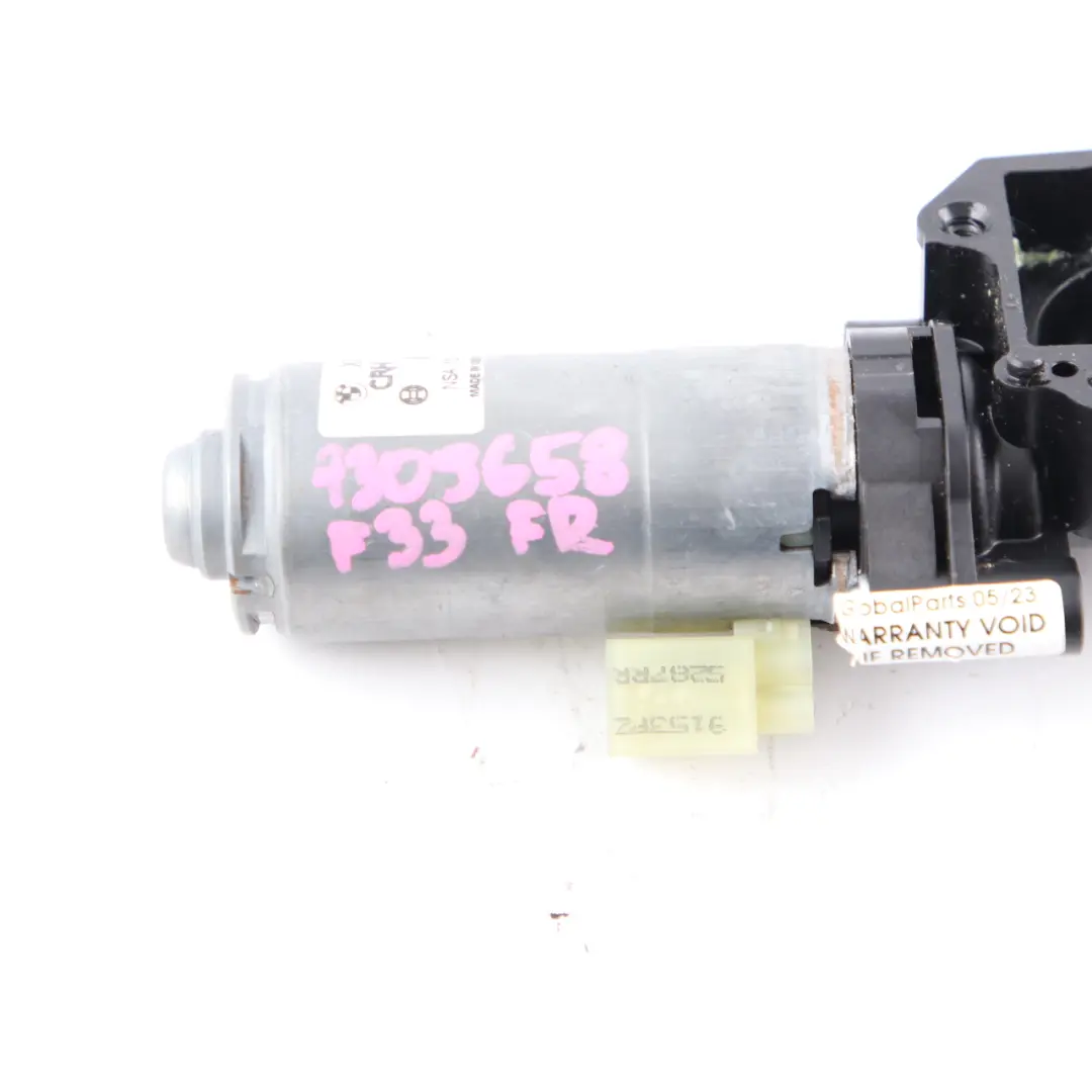 Front Right O/S Height Adjustment Drive Motor to Seat Motor BMW F12 F33 with Part number 7309658 Seat Motor BMW F12 F33 Front Right O/S Height Adjustment Drive Motor - SKU 7309658 - Part number 7309658