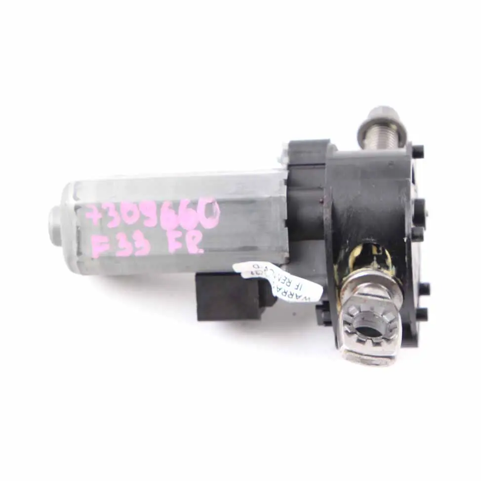 Seat Motor BMW F12 F33 Front Right O/S Seat Angle Adjustment Drive Motor - SKU 7309660 - Part number 7309660