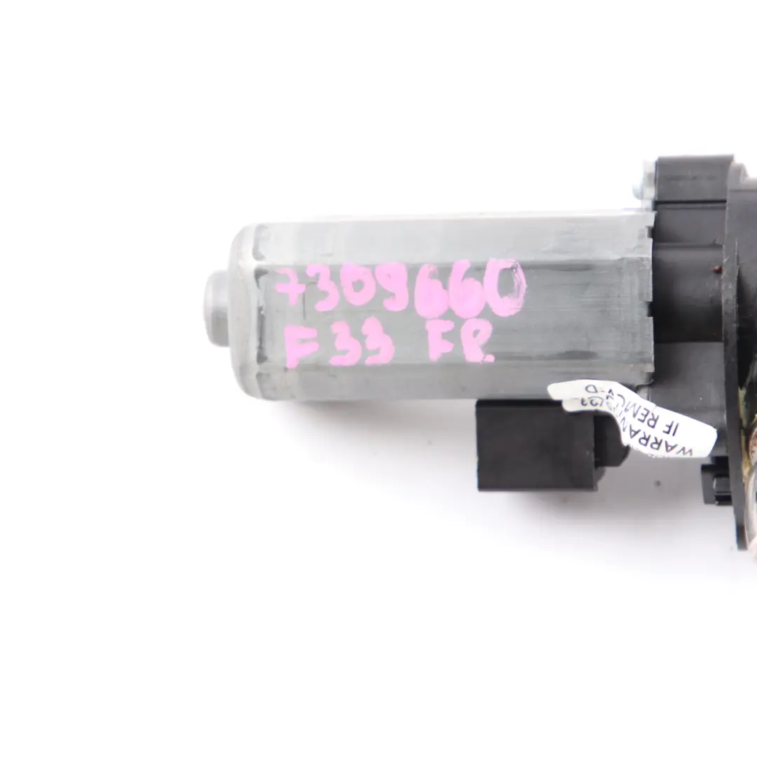 Front Right O/S Seat Angle Adjustment Drive Motor to Seat Motor BMW F12 F33 with Part number 7309660 Seat Motor BMW F12 F33 Front Right O/S Seat Angle Adjustment Drive Motor - SKU 7309660 - Part number 7309660