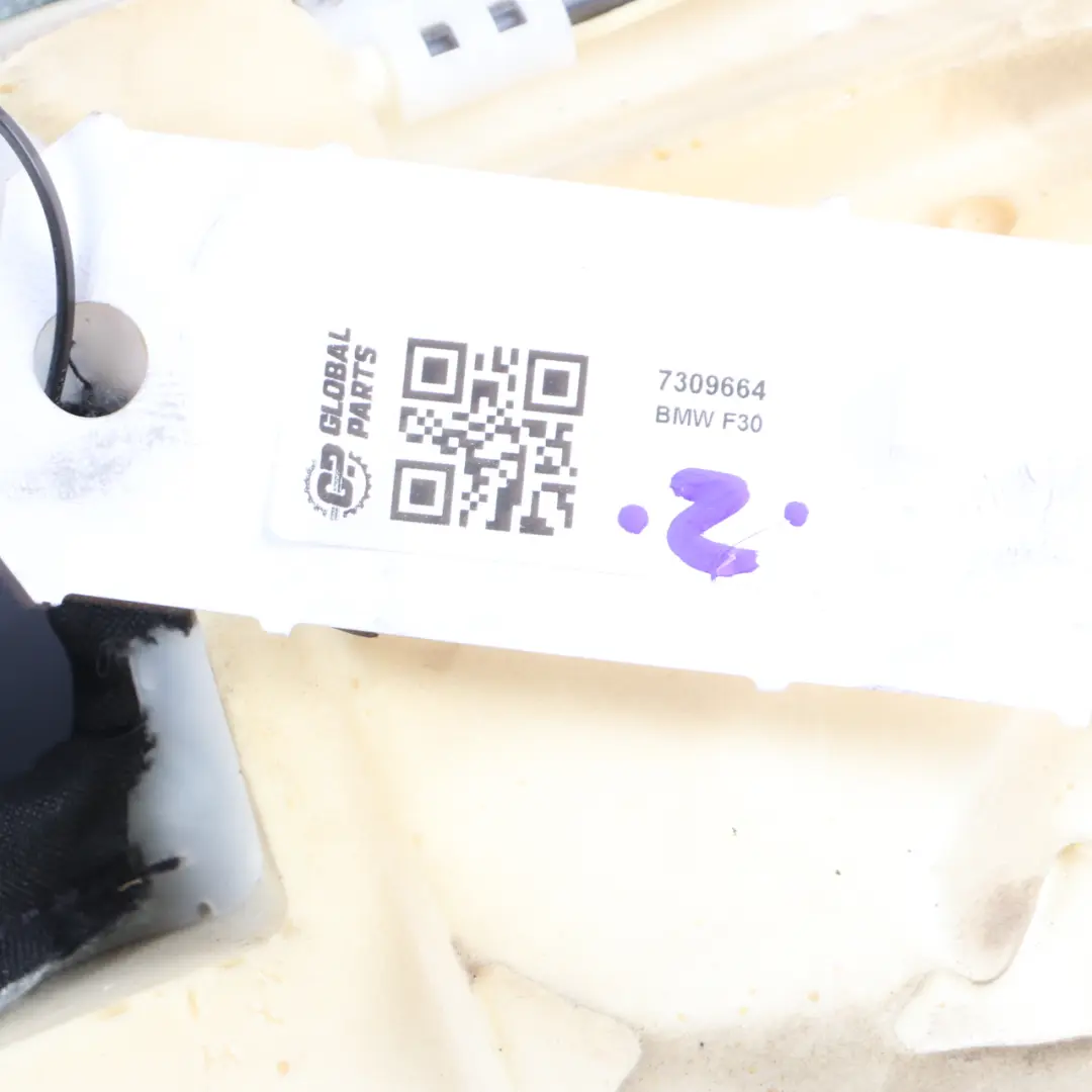 BMW F30 Siedzenie Tylna Kanapa Tkanina Antracyt Czerwony - SKU 7309664 - Numer Części 7309664