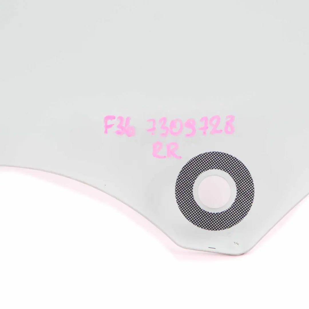 Side Window Door Rear Right O/S Glass Glazing AS2 to BMW F36 Gran Coupe with Part number 7309728 BMW F36 Gran Coupe Side Window Door Rear Right O/S Glass Glazing AS2 - SKU 7309728 - Part number 7309728